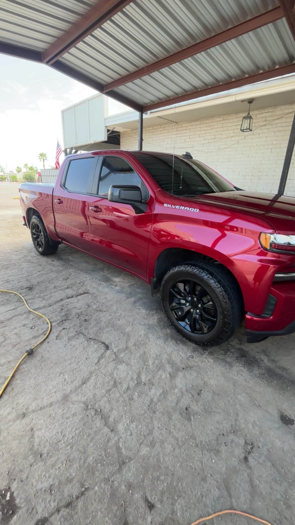 Silverado, deep red, deep gloss by Fatboy Detailing, Arizona City